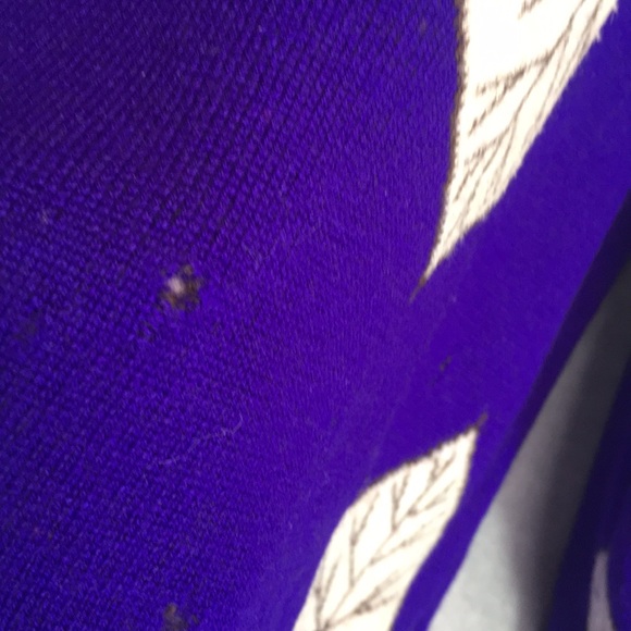 ST. JOHN Separates Falling Leaves Design  Rib Knit Mock Neck Sweater - Picture 13 of 16